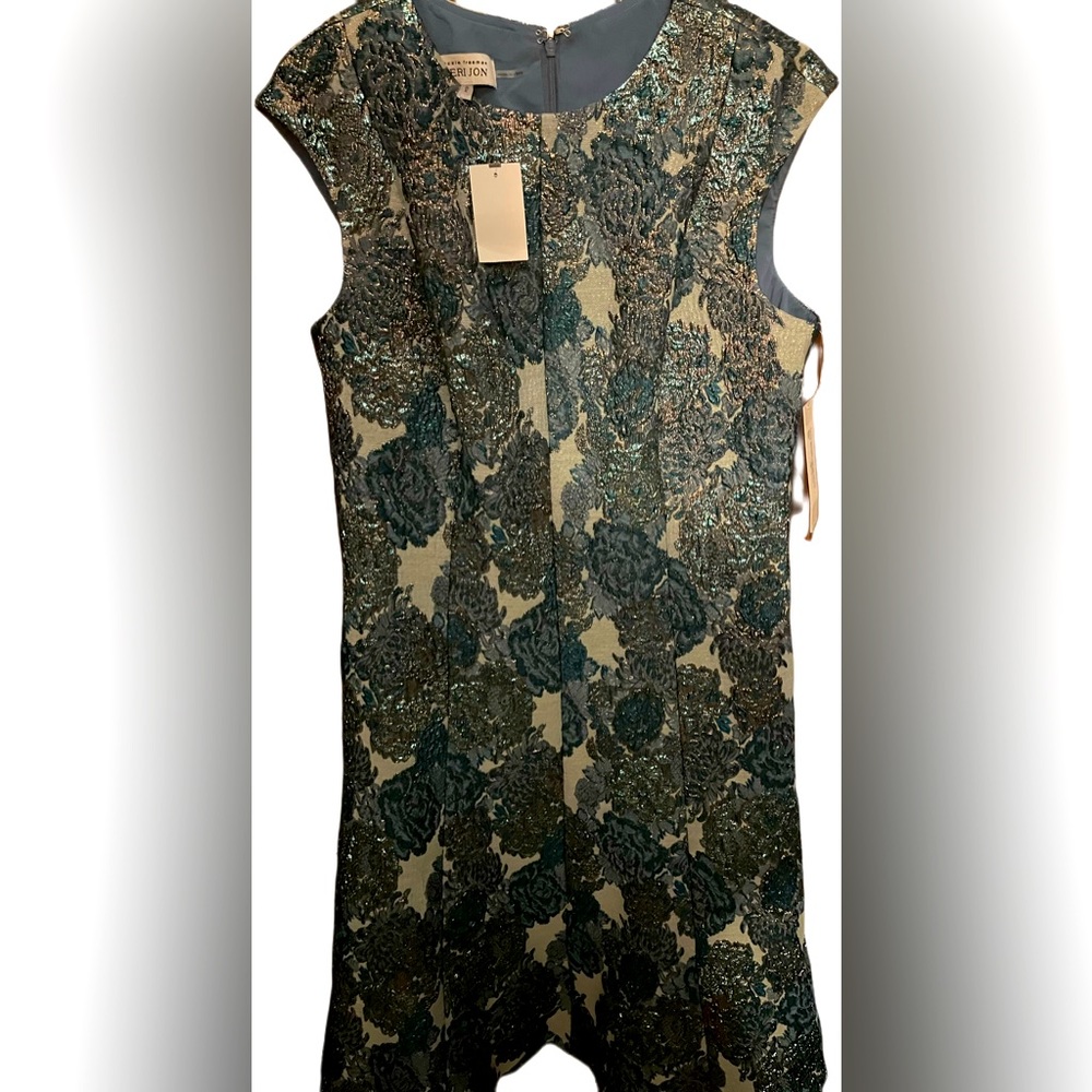 RICKIE FREEMAN TERI JON DRESS SIZE 12 MULTICOLORED